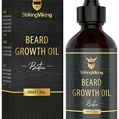 Beard Growth Oil with Biotin  Thickening and Conditioning