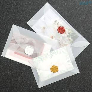 for 极速50pcs Invitations Envelope Translucent lot Blank