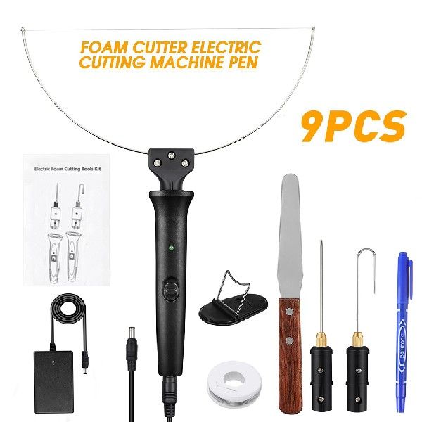 9pcs/set Electric Cutting Machine 3 in 1 18W Styro Foam