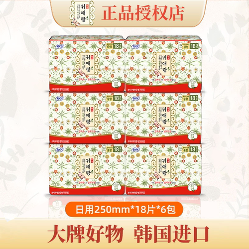 贵艾朗韩国原装正品日用25cm6包