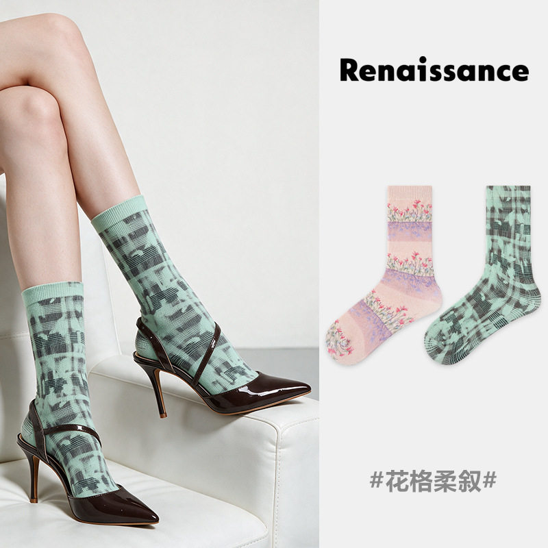 Renaissance原创女袜中筒袜