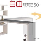 旋转电脑桌子转角合一体家台用办公桌写XRS字组书架书柜简约简易