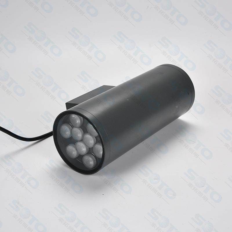 LE双头灯小区别ST-DBD13墅院庭外墙铝制圆形户外防水上D下壁发光,家装灯饰光源,户外壁灯,淘宝优惠券,粉丝福利购,淘宝优惠卷