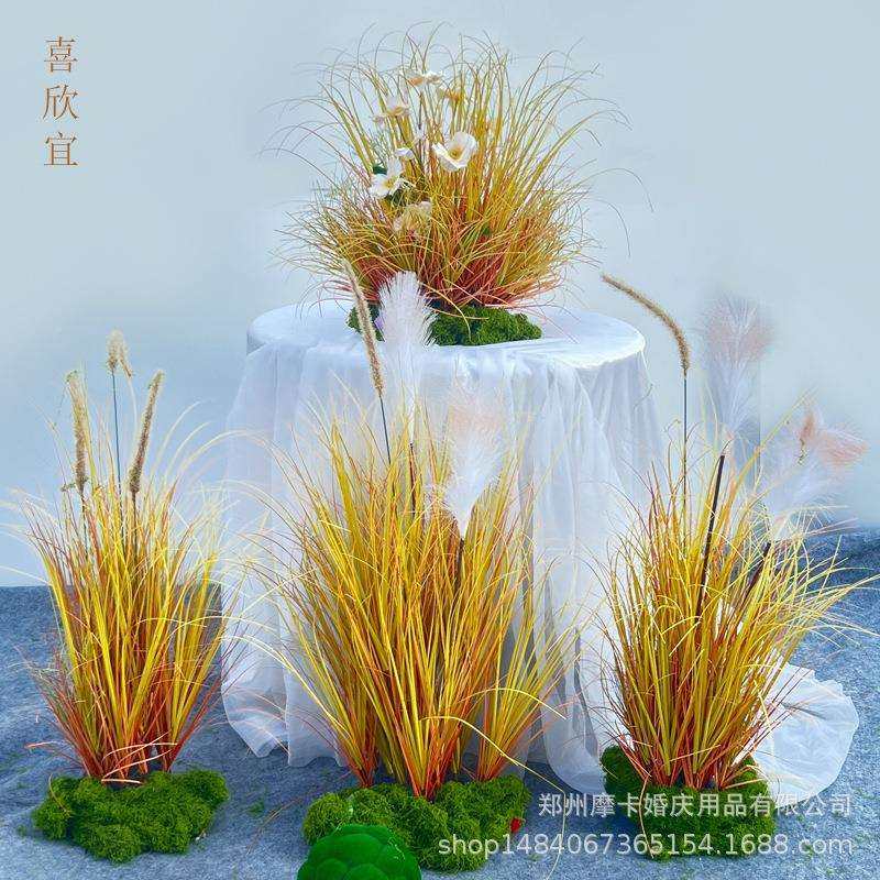 新款秋色系仿秋真绿植婚庆仿真花景路引花然背风色410绢花造自景,鲜花速递/花卉仿真/绿植园艺,仿真绿植,淘宝优惠券,粉丝福利购,淘宝优惠卷