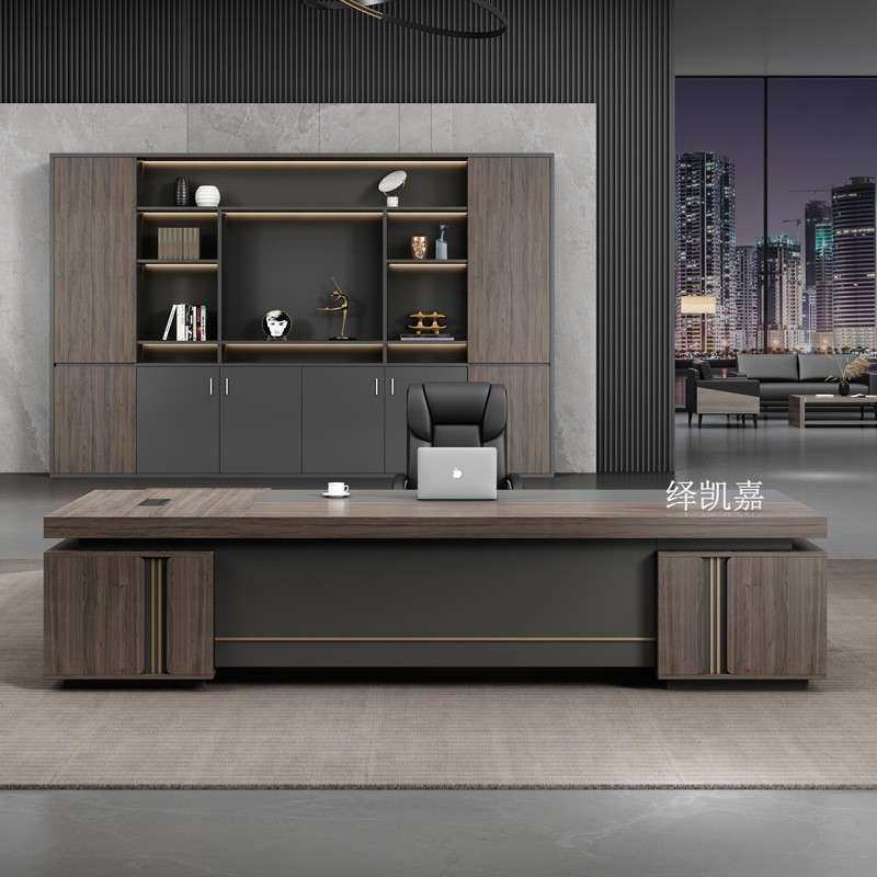 大气老板办公桌简约现代合总公裁桌椅组轻奢班大台经理桌办lbz-02,商业/办公家具,大班台/主管桌,淘宝优惠券,粉丝福利购,淘宝优惠卷