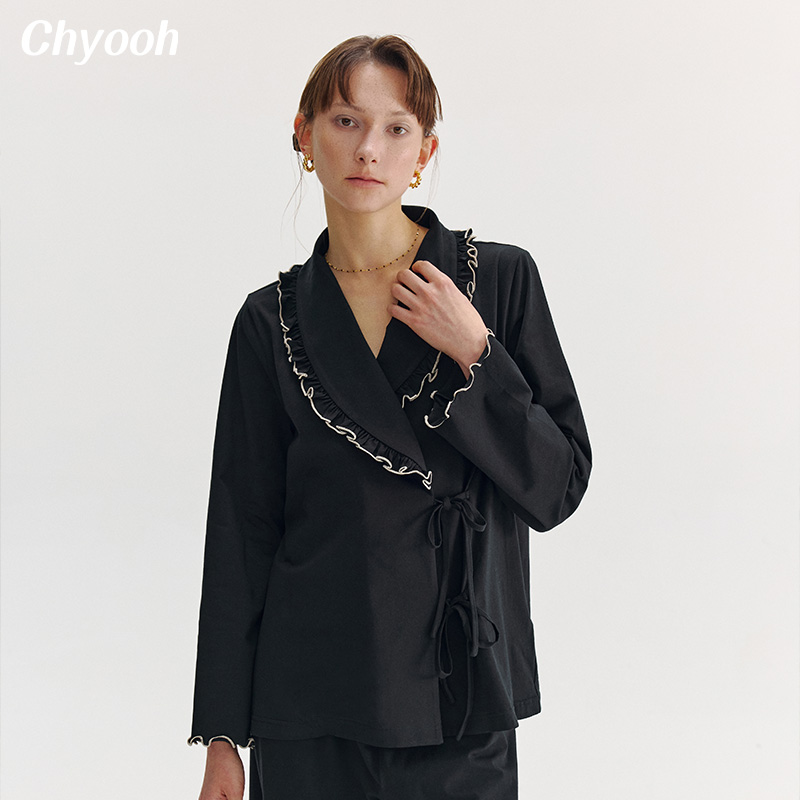 明星同款Chyooh法式可外穿睡衣