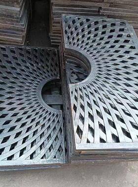 铸铁树池篦子树政围子铸圆护树YHS板市街道绿铁化树围形方形护树