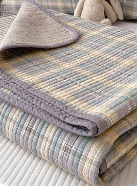 季通用双面纯棉床盖单件夹棉缝全棉榻四滑榻BN18561米床单三件套