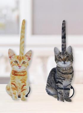 小猫架卷纸件家餐巾纸架居卫生间纸巾铁艺工摆艺YG09047品摆件式