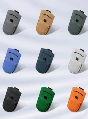 亚马逊车载眼镜夹纳多能卡翻毛皮墨镜夹汽车遮阳板片收票据RMM功