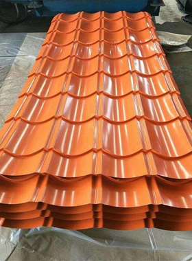 深灰色7隔彩钢瓦XZA屋面防腐热压型50型压型彩岩钢板岩棉彩钢棉