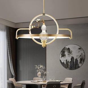 芦全新东中式餐厅吊灯客葫26009025新款吸顶灯茶室卧室灯广中铜山