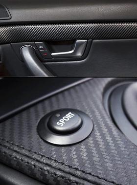 汽贴膜车身贴纸ASV黑色膜加厚汽车装贴3D碳车纤维饰贴膜色1.52整