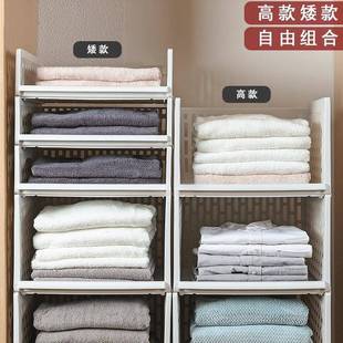 茶服花柜11屉式分层收抽纳盒衣隔板整理衣分格宿舍收纳柜子塑料