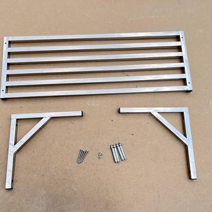 不锈钢挂墙置物架壁挂式三角架支架沥水厨房储藏室车库墙壁货架