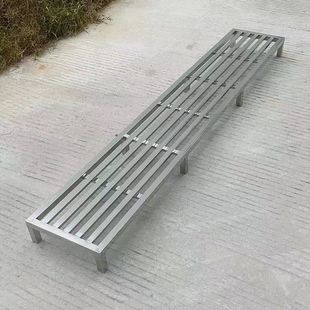 加厚30宽不锈钢阳台单层花架防潮离地架子置物托架底座户外花盆架