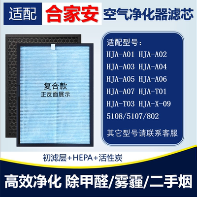 空气净化器滤芯合家安除甲醛雾霾