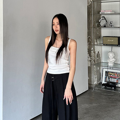 ZVLHB原创设计 基础款纯色性感显瘦背心女生内搭外穿夏季小衫上衣