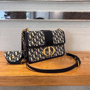 djre正品真皮女包2025新款百搭单肩斜挎包小众设计包包链条蒙田包