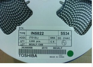 SS34 1N5822 SMA 贴片肖特基二极管 整盘2K