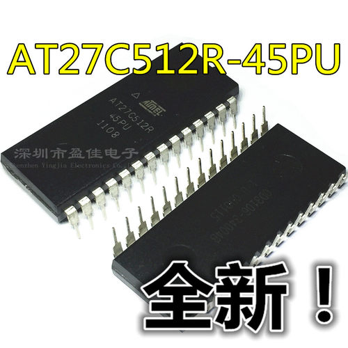 AT27C512R-45PU 全新进口原装 直插DIP28 AT27C512R