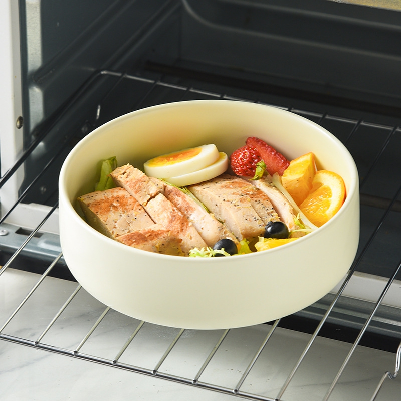 北欧碗家用面碗减脂圆食酒店餐盘人碗沙拉餐厅轻碗食餐具一陶瓷钵