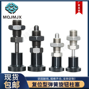 螺纹弹簧销 PXKL 加长型 PXAL SXPKL 旋钮柱塞VCN212 细牙分度销