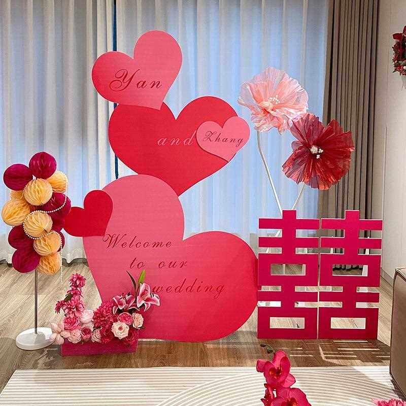 直销新款锁美订婚宴布置装饰结婚立体KT板网红婚庆场景背景墙婚礼,节庆用品/礼品,陪嫁用品套装,淘宝优惠券,粉丝福利购,淘宝优惠卷