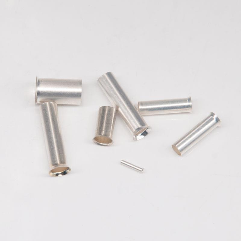 直销新款EN管型端子 管型裸端头欧式端子插针小铜管连接管 冷压EN