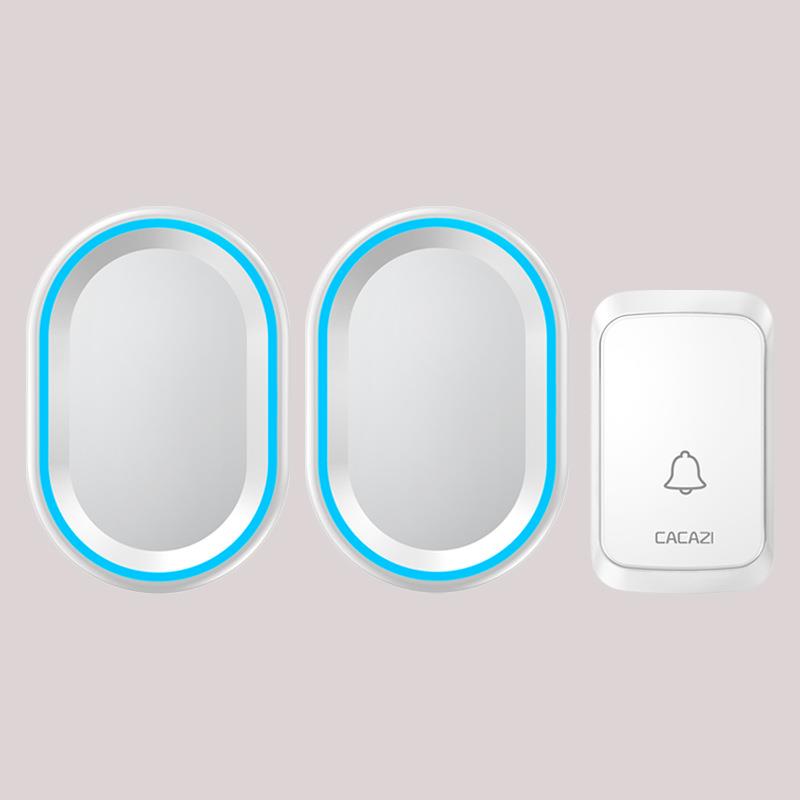 直销新款交流远距离遥控叮咚门铃 无线家用门铃 老人呼叫器一拖二