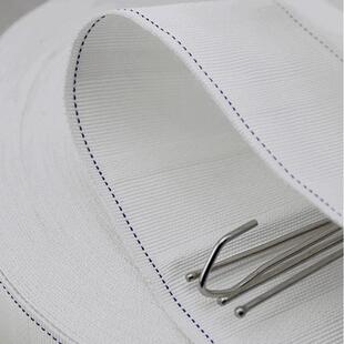 直销新款窗帘棉质挂钩布带窗帘带子窗帘配件辅料白布带加厚/加密