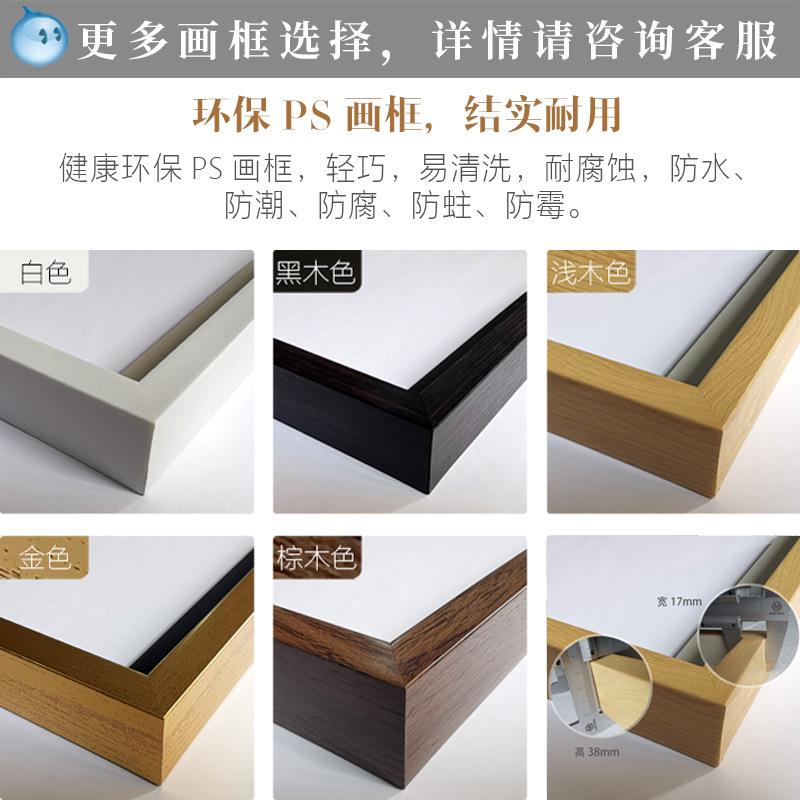 新款直销客厅装饰画定制玄关沙发背景墙挂画酒店工程家居壁画来图