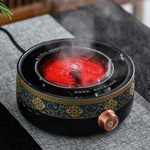 直销玻璃煮茶壶电陶炉家用室内煮茶器耐高温围炉煮茶 新款 壶侧把