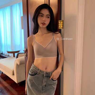 新款直销夏季薄款冰丝美背无痕内衣女纯欲风固定杯小胸聚拢防下垂