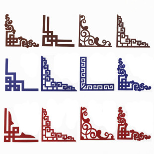 古风幼儿园主题墙边框环创中国风青花教室墙面布置不织布装饰材料