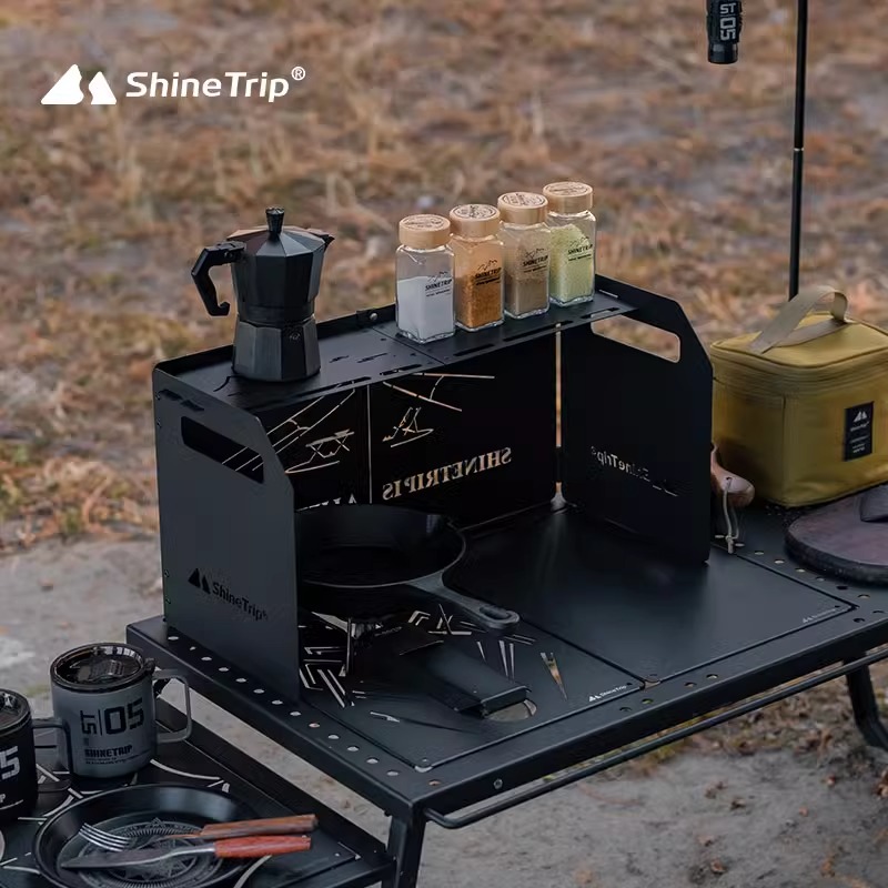户外露营折叠便携挡风板山趣