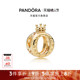 Pandora潘多拉奥莱Shine皇冠字母O串饰金色DIY串珠经典 极简