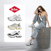 女休闲鞋 26夏季 新款 LeeCooper老爹鞋 百搭增高网面轻便透气运动鞋