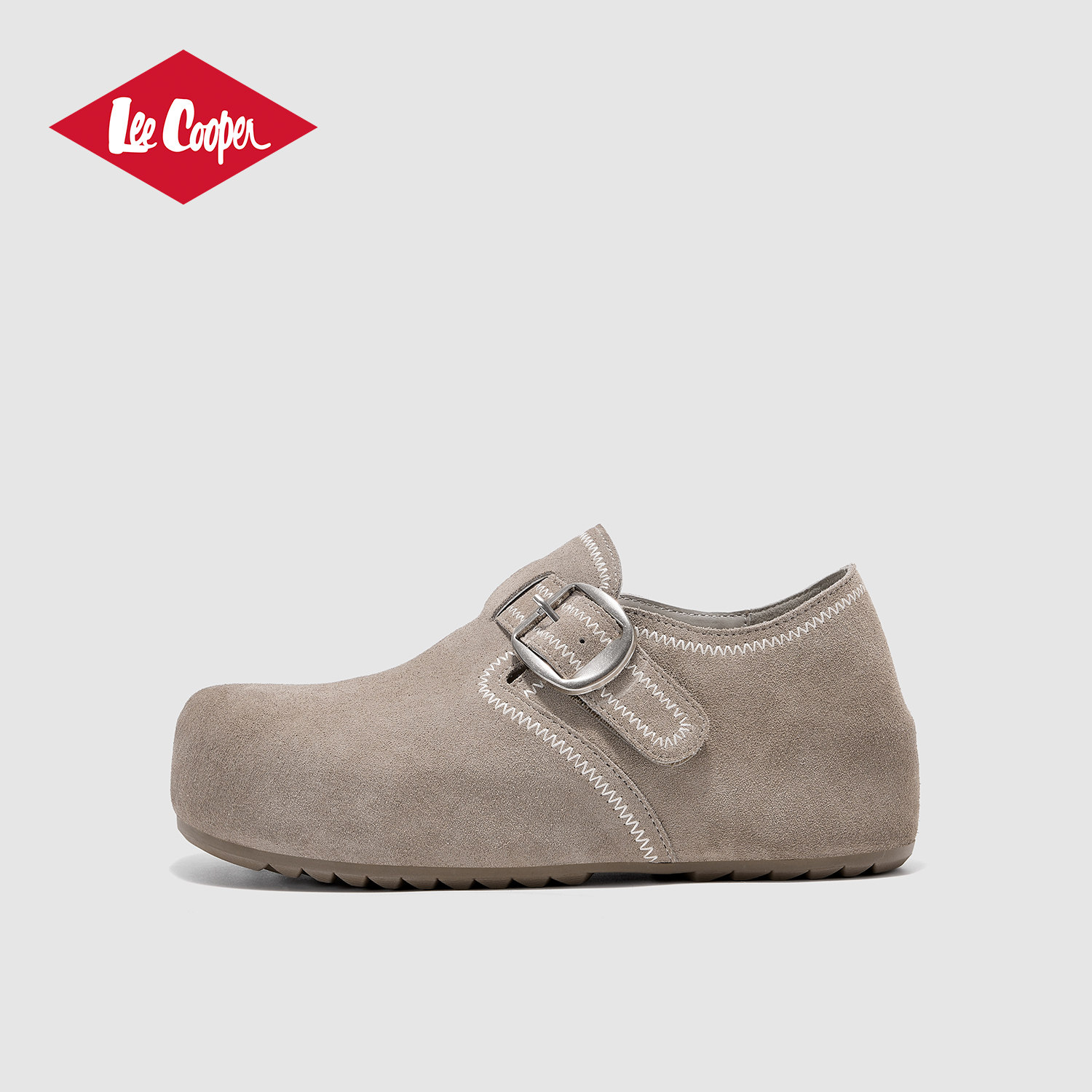 Lee Cooper2026春季新款勃肯鞋一字带扣通勤舒适懒人休闲板鞋女款,女鞋,勃肯鞋/软木鞋,淘宝优惠券,粉丝福利购,淘宝优惠卷