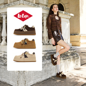 Cooper厚底百搭板鞋 女2026新款 复古增高德训鞋 Lee 拼色串珠休闲鞋