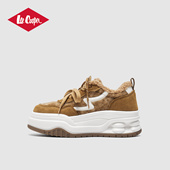 Cooper复古休闲鞋 厚底德训鞋 女春季 Lee 季 2026新款 女巨好看运动鞋