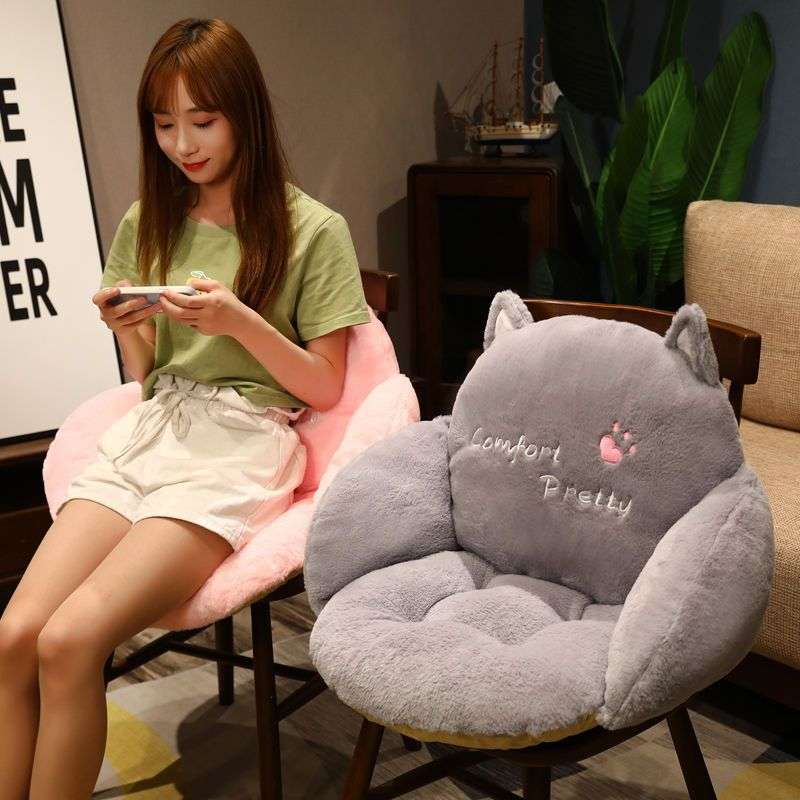 办公室座椅垫坐垫靠背一体式屁垫凳子护腰靠垫久坐大学生椅子宿舍