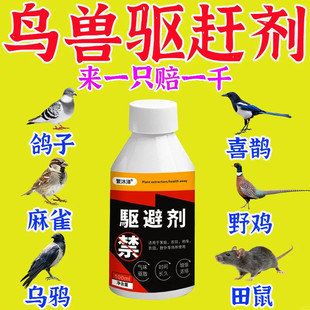 驱鸟神器高效药园林赶乌鸦花生地玉米地专用驱赶鸽子喜鹊高效药剂