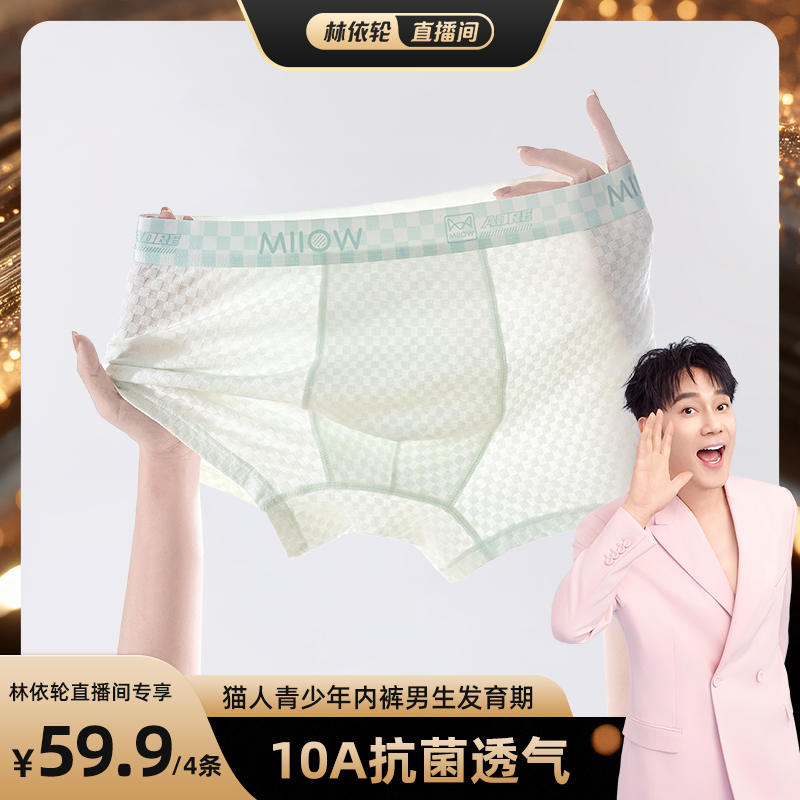猫人青少年内裤男初高中学生专用