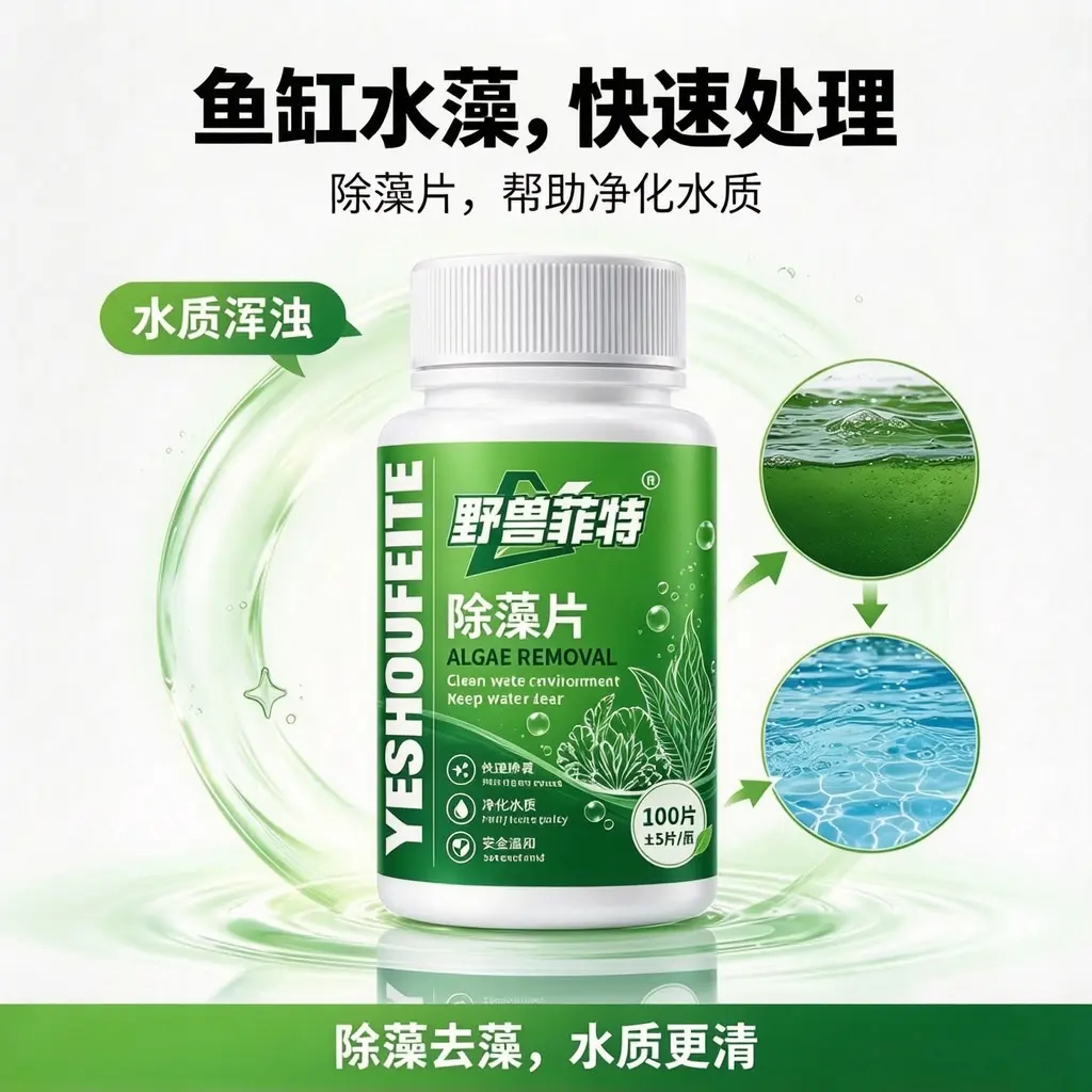 野兽菲特除藻片抑制绿藻除青苔