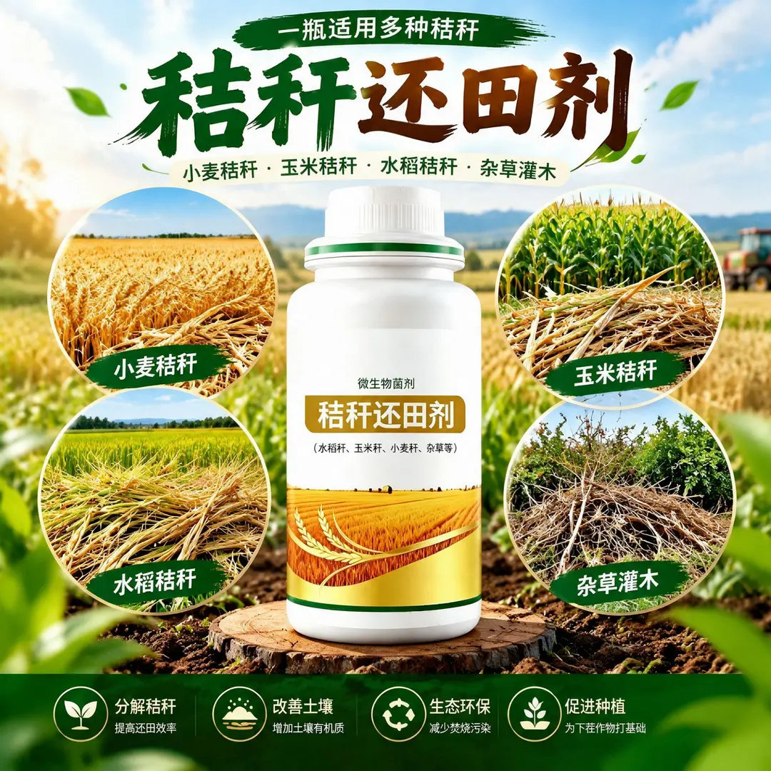 秸秆还田剂小麦玉米水稻秸秆分解