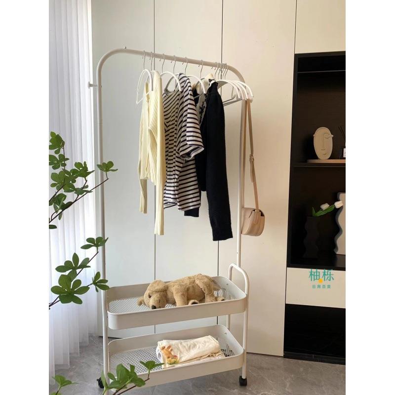 纳挂动衣架落地学生宿架舍简易衣架置物寝YL---966室可移收架单杆
