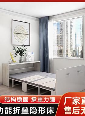 功能折床办多公室午休隐形收床叠书桌伸缩床家用ZG-73043纳折叠床