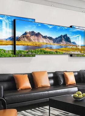 三联叠装饰画客厅沙发背景画加瓷现镶代简tb-67751约新中式墙面挂