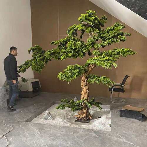 迎汉客松室内景外饰造树绿装159植罗松假美人松大型落地摆件